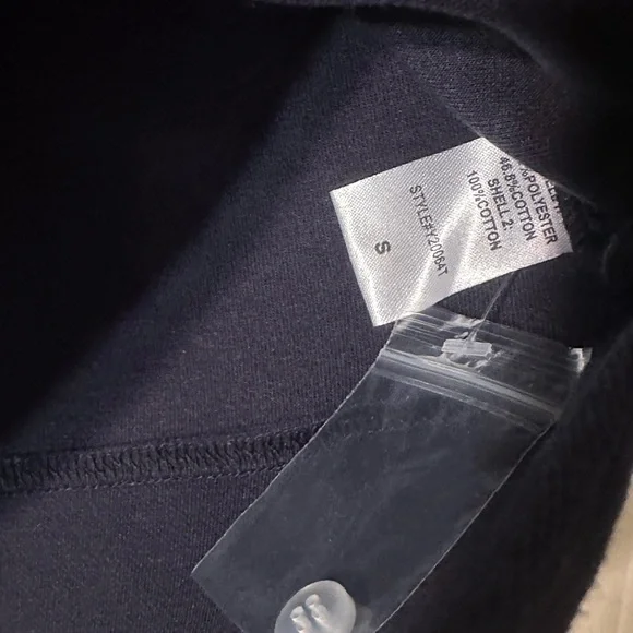 ♦️ Tuckernuck Pomander Place Navy Charlotte Terry Dress Size Small - Picture 10 of 11